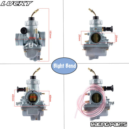28mm for Mikun VM24 Carburetor for Yamaha DT125 RX125 RT100 MX100 MX175 TZR125 2-Stroke