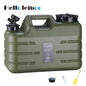 11L Portable Water Container w/ Faucet Leakproof Canister for Camping Travel