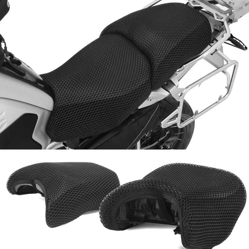Motorcycle Anti-Slip 3D Mesh Seat Cover, Waterproof for BMW R1200GS R1250GS ADV