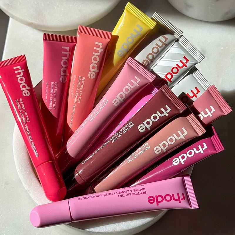 Rhode Shimmer Lipstick Liner Waterproof Gloss Blush Makeup Lemontini