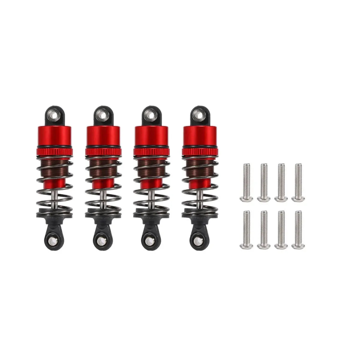 4Pcs Adjustable Oil Filled Shocks 52-120mm 1/10 RC Buggy Truggy Drift Car