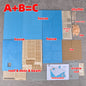1/35 Model Building Architecture House Diorama Kit - 20 Pieces