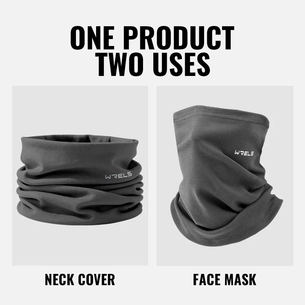 Winter Neck Gaiter Scarf Face Cover Fleece Windproof for Men Women