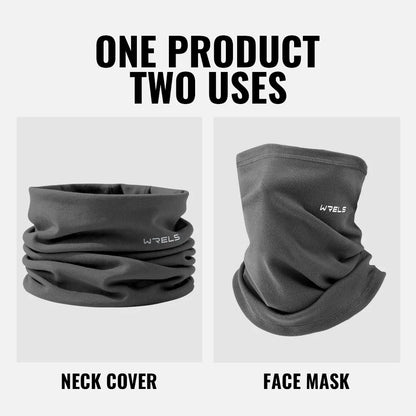 Winter Neck Gaiter Scarf Face Cover Fleece Windproof for Men Women