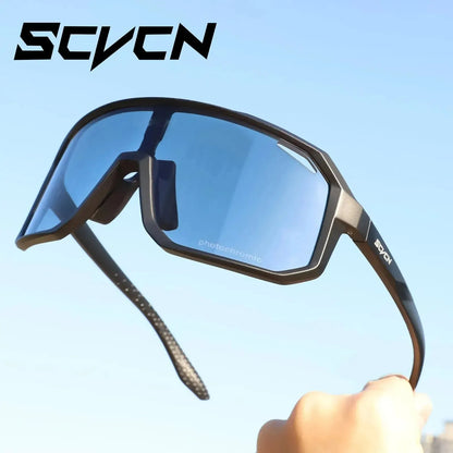 Bicycle Riding Sunglasses Photochromic Cycling Glasses Men Women MTB Road