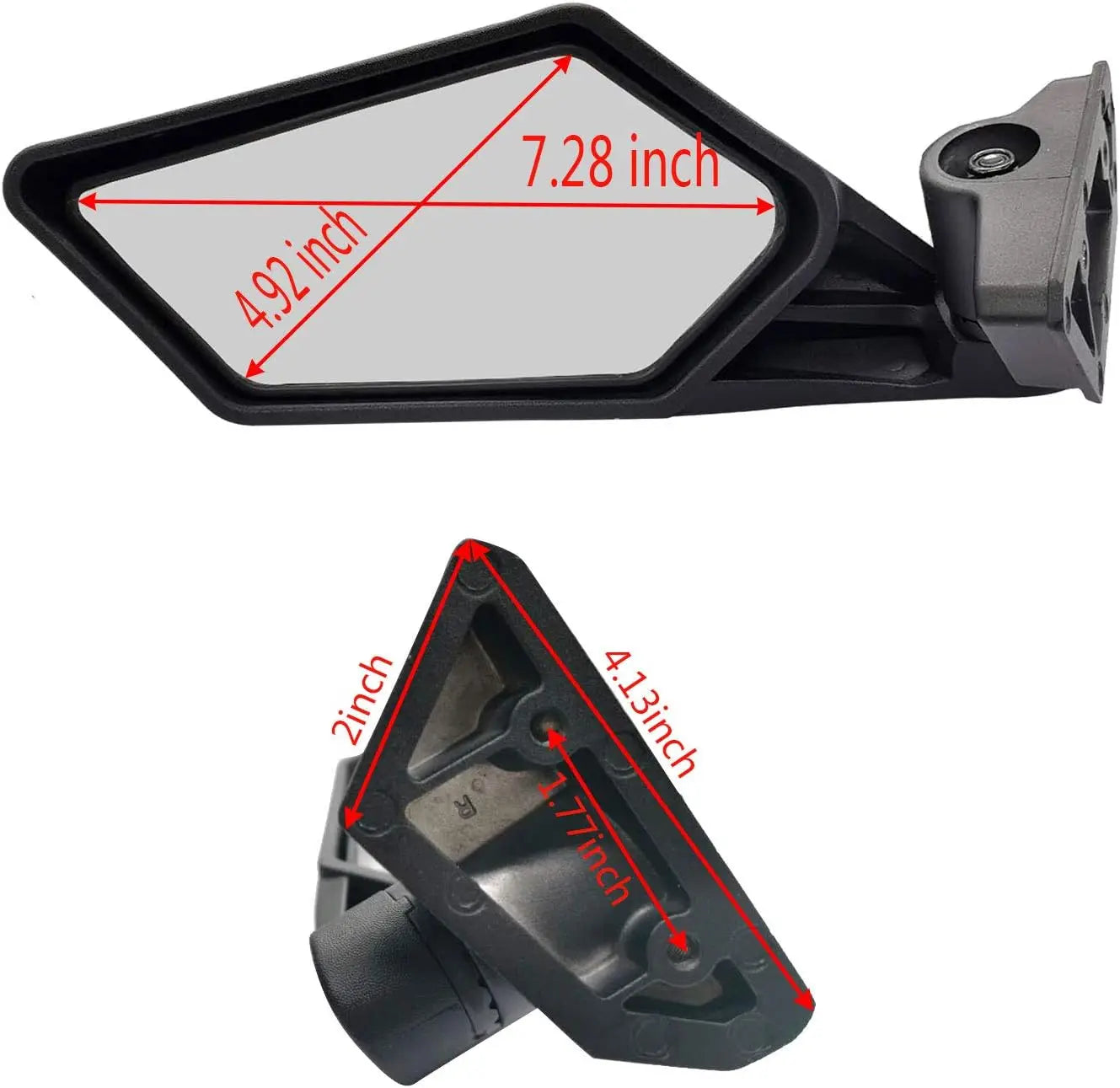 Can-Am Maverick X3 Side Rear View Racing Mirrors for XRS XDS MAX Off-Road 2017-2023