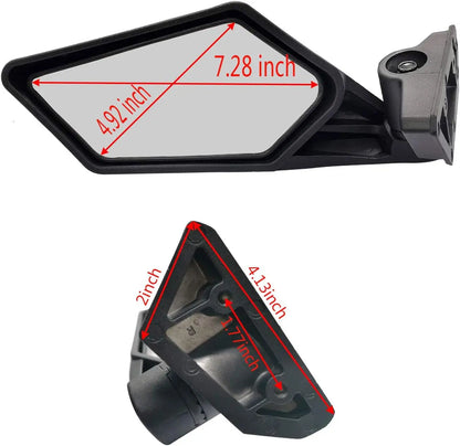 Can-Am Maverick X3 Side Rear View Racing Mirrors for XRS XDS MAX Off-Road 2017-2023