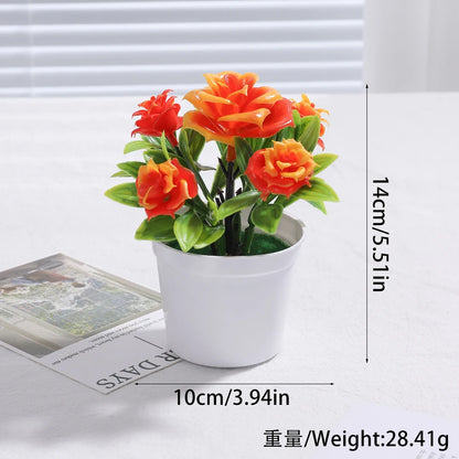 Artificial Bonsai Tree Potted Fake Plant Home Table Decor Ornament