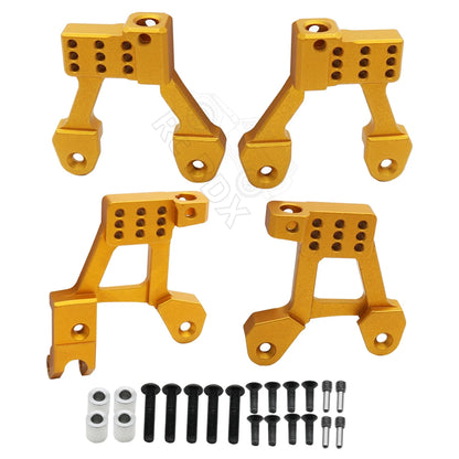 1/10 RC Crawler Metal Front & Rear Shock Tower Set for Axial SCX10 II - EXPROTAS