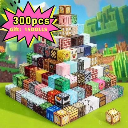 500pcs Magnetic Building Blocks Cube Set Montessori DIY Sensory Educational Toy Gift