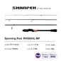 PURELURE SHARPEN Travel Rod XF/MF Action Spinning Casting Rod w/ FUJI Parts