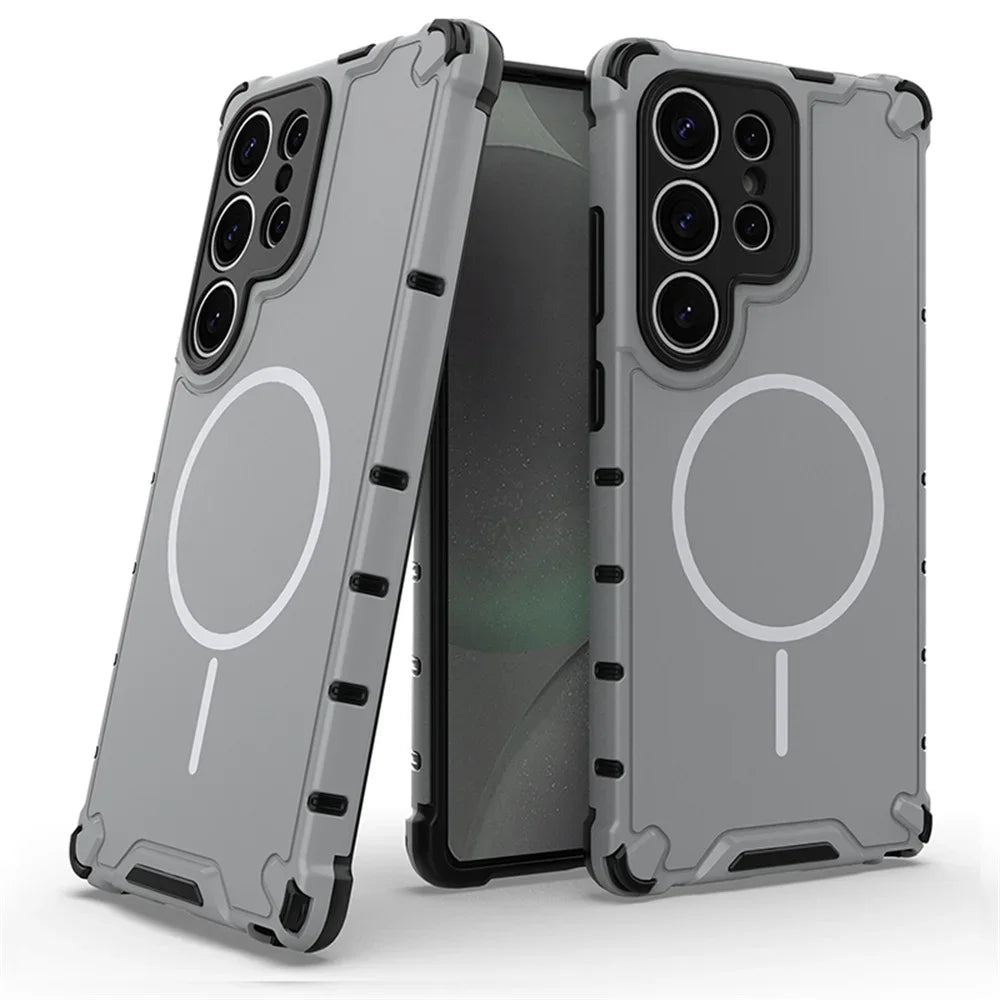 Magnetic Phone Case for Samsung S24 S25 S26 Ultra Shockproof Cover