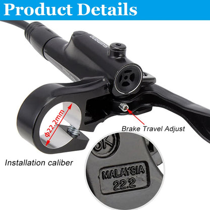 Shimano MT200/MT201 Hydraulic Disc Brake Set 2-Piston with Levers (Rotors Optional)