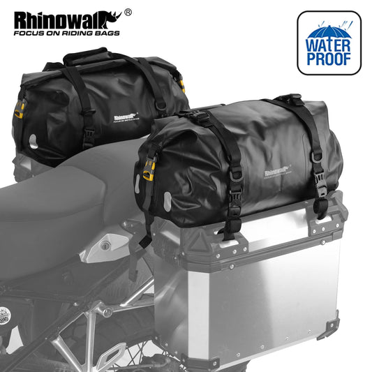 Rhinowalk 20L Motorcycle Tail Bag Waterproof Dry Seat Luggage Rear Pack
