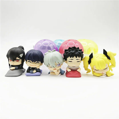 5pcs Kaiju No. 8 Sleeping Egg Figure Set 4cm Cute Anime Models