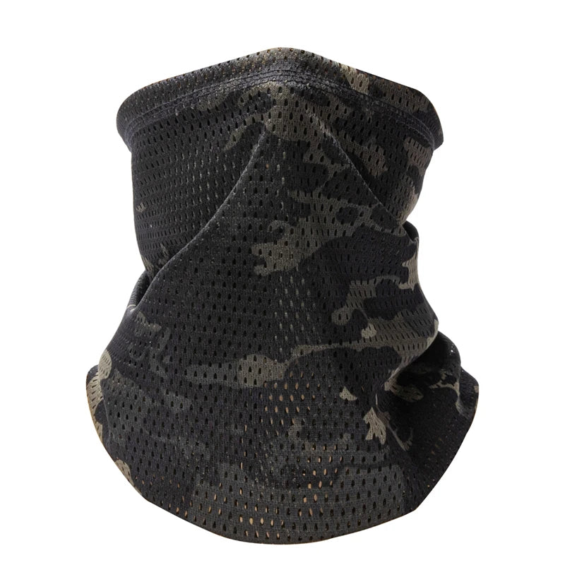 Neck Gaiter Mesh Face Bandana Breathable Scarf for Cycling Hiking Camping