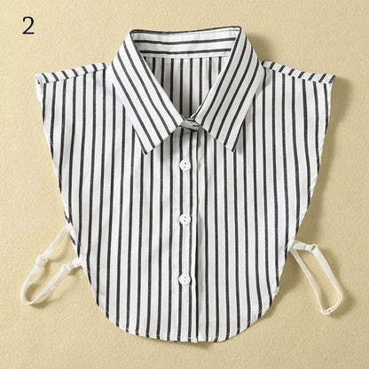 Lace Fake Collar Detachable Women Blouse Lapel Shirt Clothes Accessories