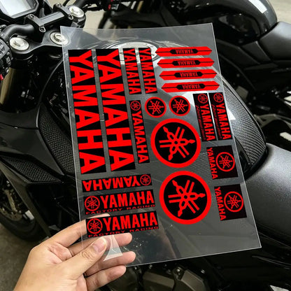 Car Motorcycle Reflective Warning Stickers for Helmet Bicycle Decal Black