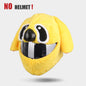 Protection Headgear Cover Plush Helmet for Motorcycle Full Face Cartoon