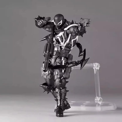 Agent Venom Revoltech Amazing Yamaguchi Anime Figures Venom Figurine Eugene Thompson Model PVC Model Collection Statue Toy Gifts-EXPROTAS