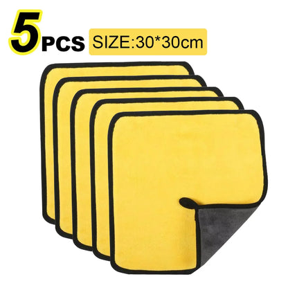 Car Wash Microfiber Towel 30x30/60CM Cleaning Drying Cloth Detailing Care