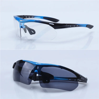 Photochromic Cycling Sunglasses Auto-Tint MTB Road Bike Eyewear Men Women Goggles