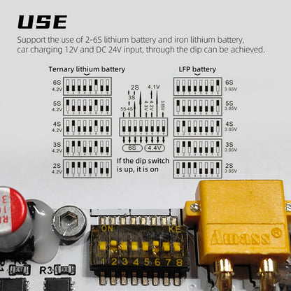 IP2366 PD3.1 280W Powerbank Board 21700/18650 2S-6S UPS Fast Charging Module