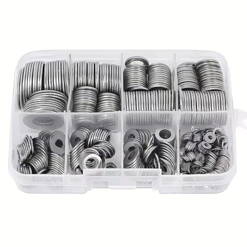 Stainless Steel Flat Washers M2 M2.5 M3 M4 M5 M6 M8 M10 for Home Repairs