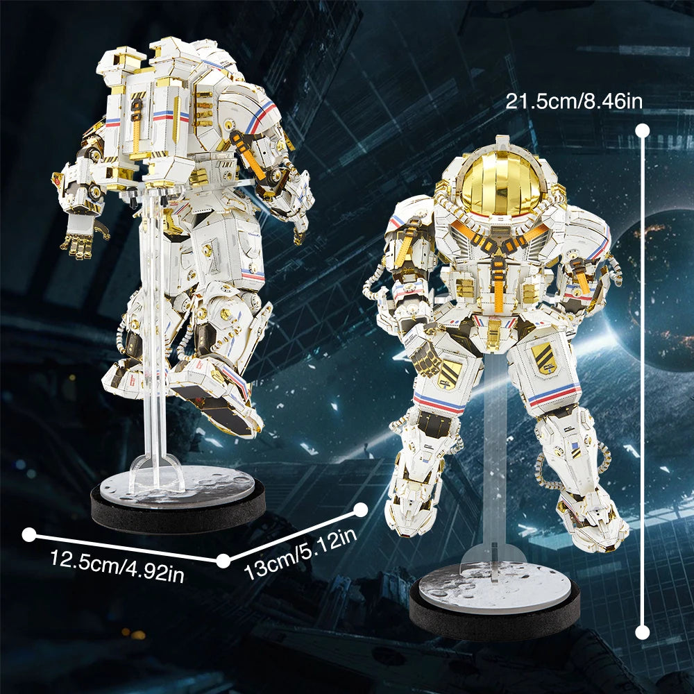 Piececool 3D Metal Model Kit Taikonaut Mecha Puzzles Jigsaw DIY Set for Adult Best Gifts & Collection-EXPROTAS