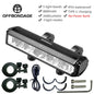Offbondage Bicycle Light Front LED USB Rechargeable MTB Mountain Lamp