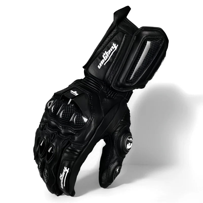 Motorcycle Gloves Touch Screen Leather Full Finger Racing Motocross for Men