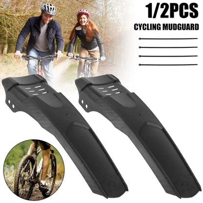 2Pcs Bicycle Mud Guard Mountain MTB Front Rear Fender 29cm Cycling Accessory