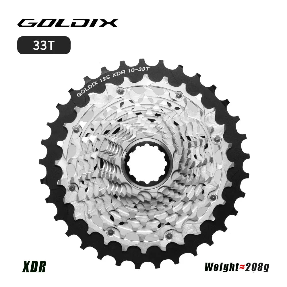 GOLDIX XDR 12 Speed Road Cassette Ultralight K7 for SRAM Electronic - EXPROTAS