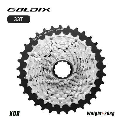 GOLDIX XDR 12 Speed Road Cassette Ultralight K7 for SRAM Electronic - EXPROTAS