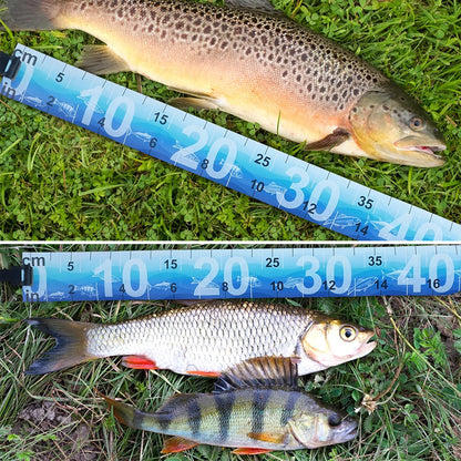 1Pcs Waterproof Fishing Measuring Tape Ruler 90cm Foldable Sticker