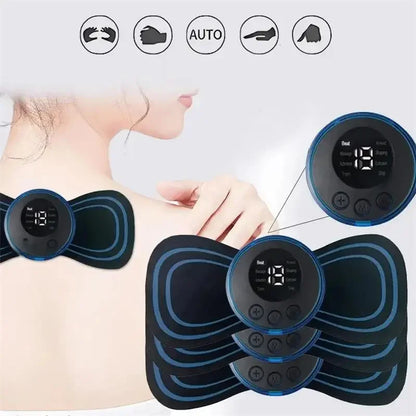 Neck Massage Massager Electric Muscle Pain Relief 4Pcs 19 Levels Vibration