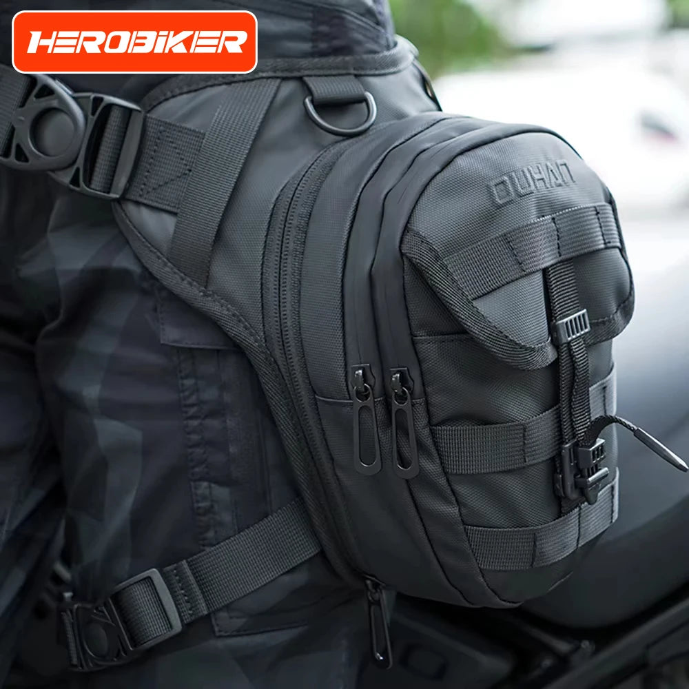 Motorcycle Bag Waterproof Drop Leg Waist Pack Thigh Hip Bags for Riding