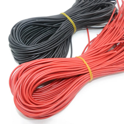Wire Silicone Cable 10m 12 14 16 18 20 22 AWG Flexible Tinned Copper