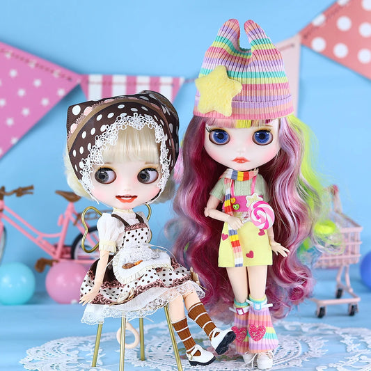 ICY DBS Blythe Doll 1/6 BJD Joint Body 30cm White Skin Dopamine Girl Anime Toy