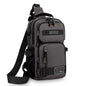 Men's Chest Bag Crossbody Waist Pack Fashion Sling Small Oxford Bag