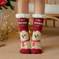 Winter Warm Fuzzy Fluffy Socks Non Slip Cozy Slipper Christmas Gift