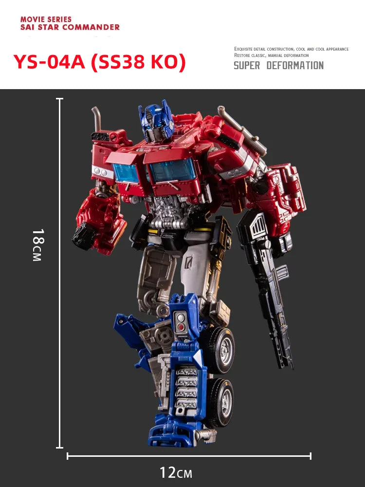AOYI Transformation Deformation toy Action Figure Siege studio series SS38 KO Alloy truck container Scourge black convoy 3colors-EXPROTAS