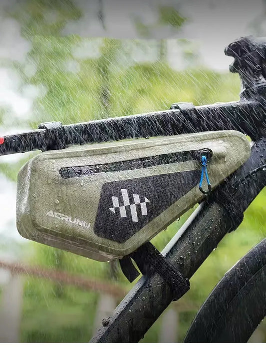 Bicycle Triangle Bag Waterproof Front Frame Tube Pouch for MTB Cycling