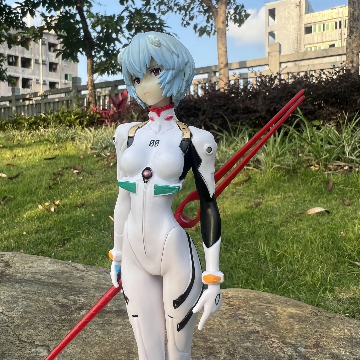 22cm Evangelion Rei Ayanami Anime Figure Doll Toy Gift for Kids Girls