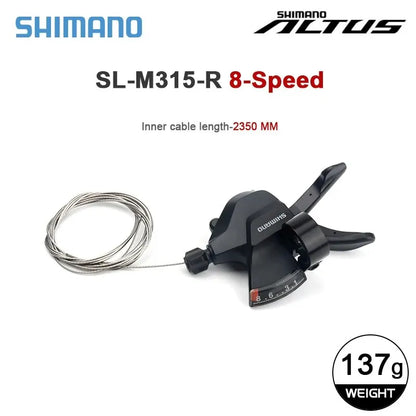 Shimano Altus SL-M315 8 Speed Right Hand Shifter MTB Bike Lever 313g