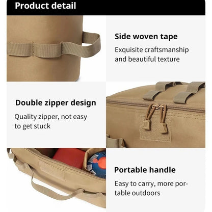 Gas Tank Storage Bag Large Capacity for Camping Outdoor Picnic Cooking