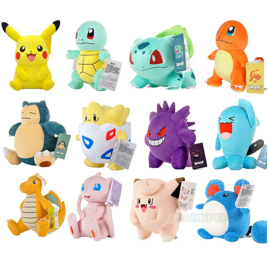 Original Peluche Pokemon Gengar Peluche 24cm Pokemon stuffed Toy Cute Cartoon Pikachu Plush Doll Soft Doll Child Birthday Gift-EXPROTAS