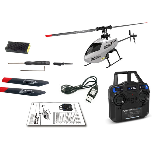 RC ERA C129V2 RTF RC Helicopter 2.4GHz 6-axis Gyroscope One Click 3D Flip Remote Control Aircraft Hobby Toys-EXPROTAS