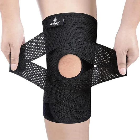 NEENCA Knee Brace for Knee Pain Compression Knee Support with Air Mesh Fabric Side Stabilizers Meniscus Tear ACL Arthritis Relie-EXPROTAS