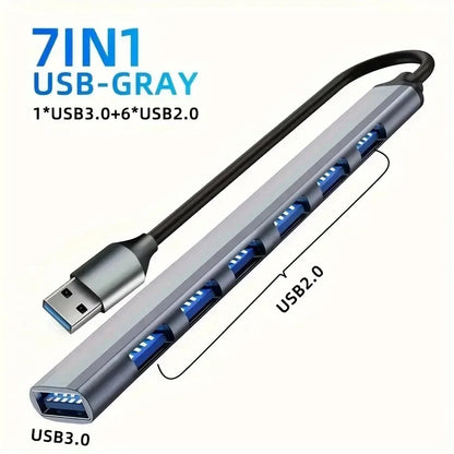 4K HDMI Adapter USB C Hub 8In1 with RJ45 SD TF Card Reader PD Charge